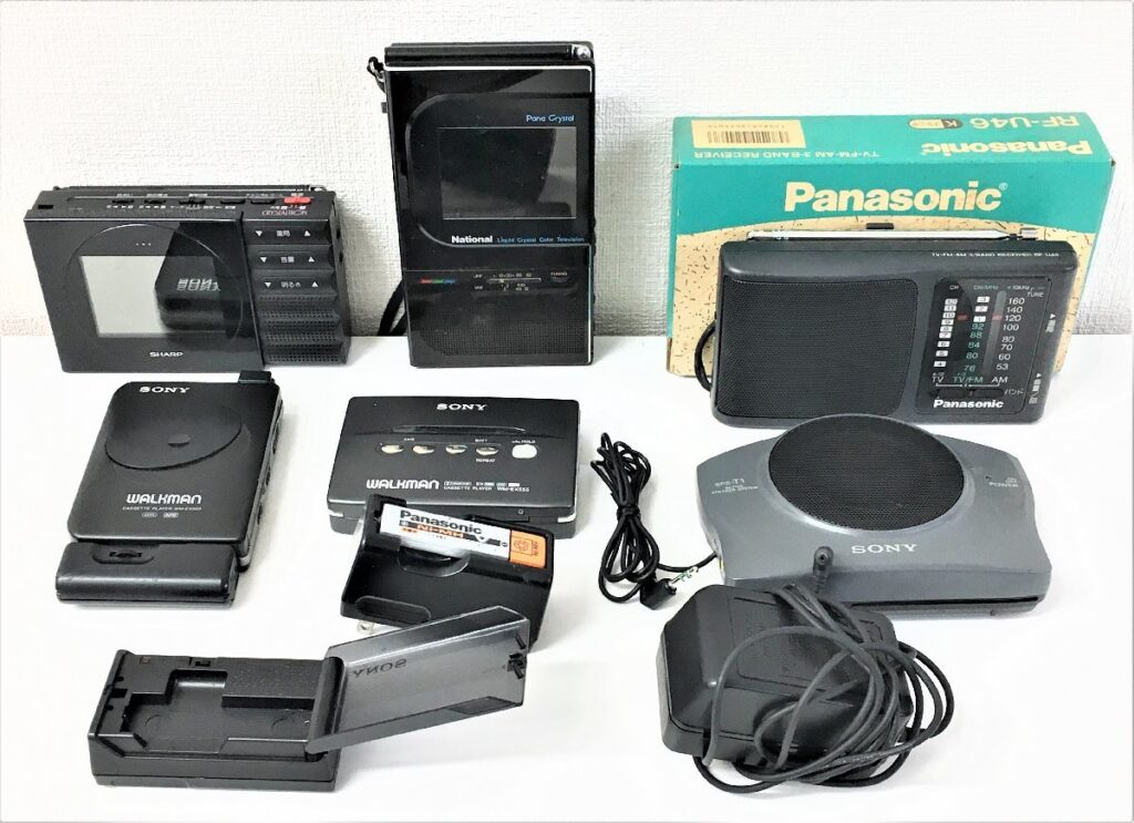 SONYウォークマン/National液晶カラーテレビ/Panasonicラジオ/SHARP液晶カラーテレビ/SONYスピーカーまとめ