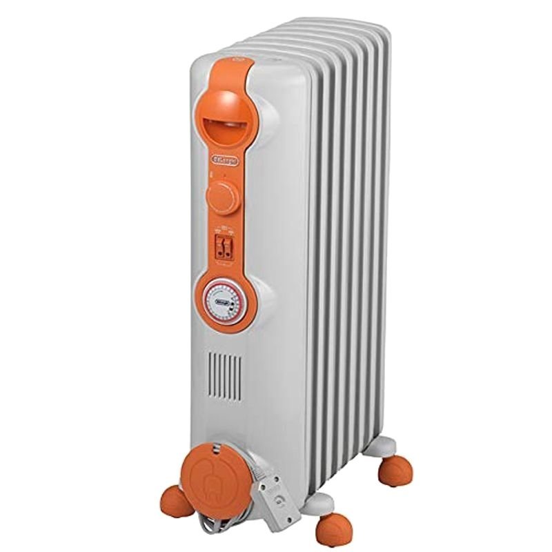 デロンギ DeLonghi オイルヒーター JR0812-OR ヒーター 暖房器具 トップハンガー ハンガー TH-300R セット