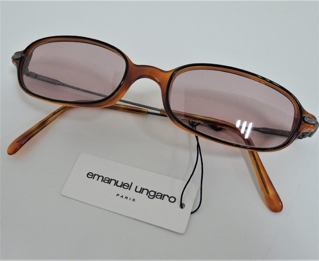emanuel ungaro エマニュエルウンガロ サングラス　クリアブラウン