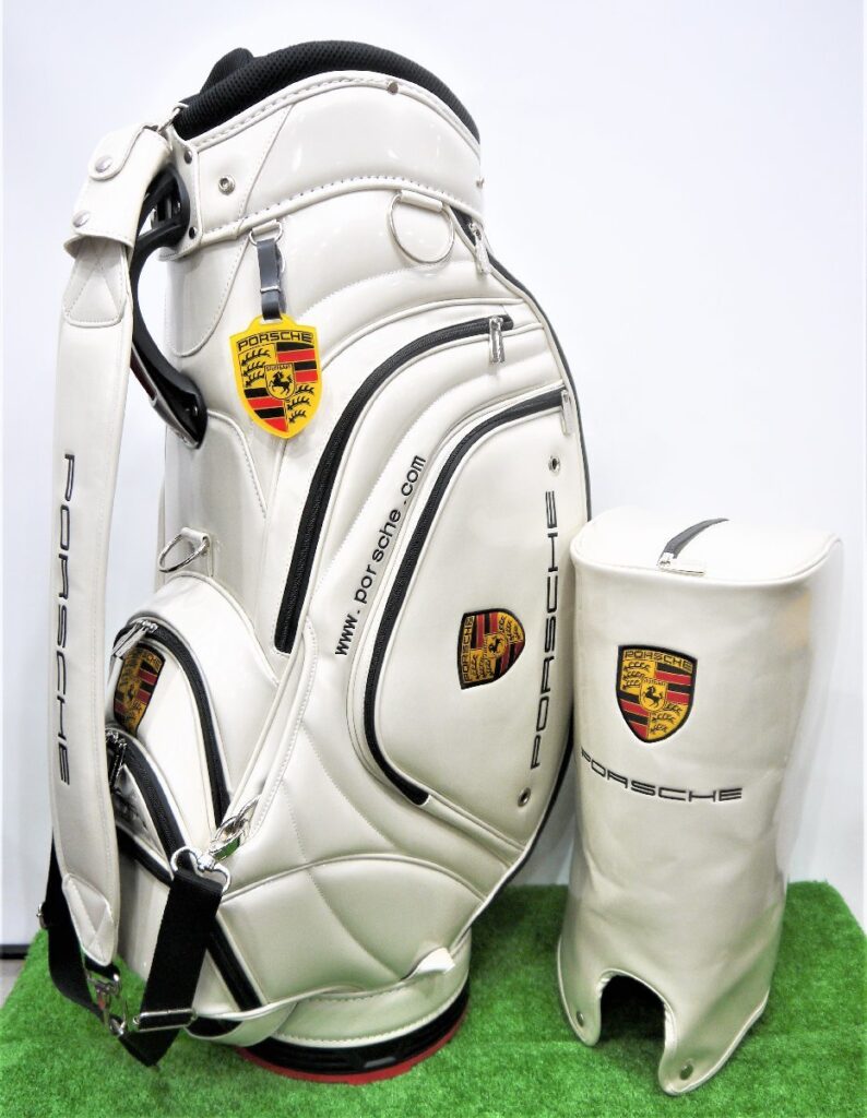 ポルシェ PORSCHE 7分割 約4.8kg キャディバッグ ゴルフバッグ ホワイト