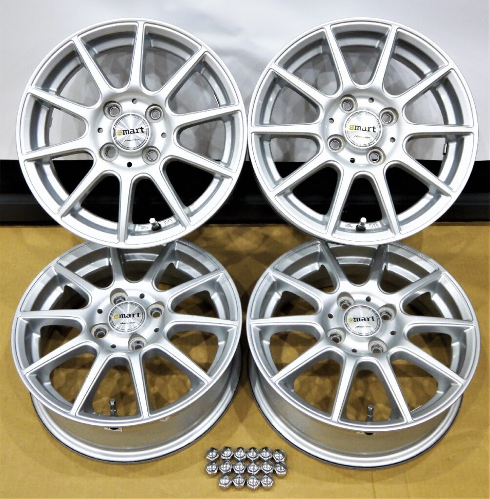 4H 100 14×41/2J 14インチ 社外品 MANARAY SMART アルミホイール 4本セット