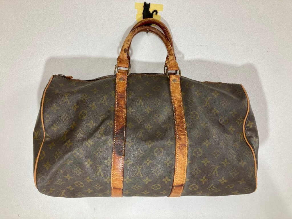 ルイヴィトン Louis Vuitton ハンドバッグ ボストンバッグ モノグラム キーポル 大容量 茶色 ブラウン SD 821