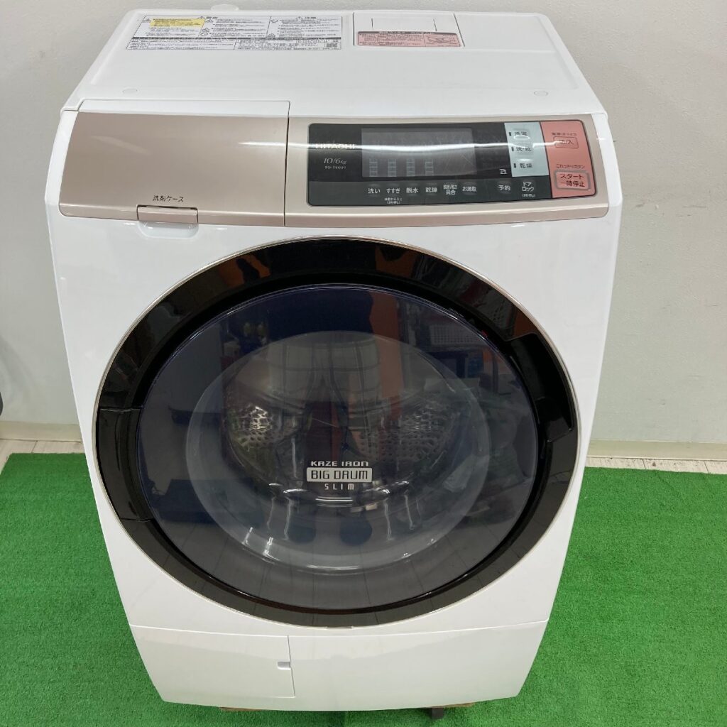 ドラム式電気洗濯機 HITACHI 日立 BD-T6001L 10kg 2018年製 W630×D715×H1050 家庭用 動作確認済み