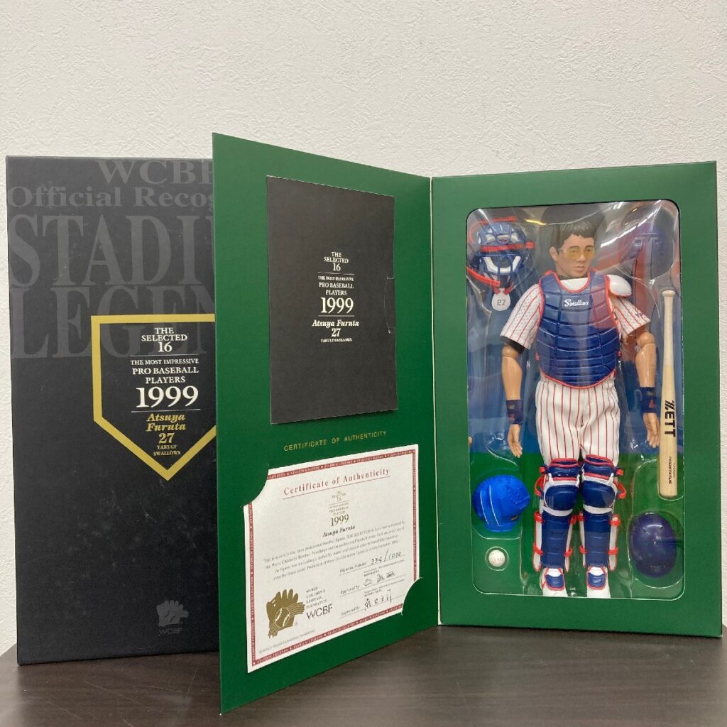 希少品 WCBF STADIUM LEGENDS THE SELECTED16　古田敦也 アクションフィギュア ヤクルトスワローズ 限定品