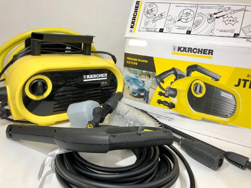 ケルヒャー KARCHER JTK38 家庭用 高圧洗浄機 通電確認済み 動作未確認 イエロー 黄色 お掃除 整理整頓