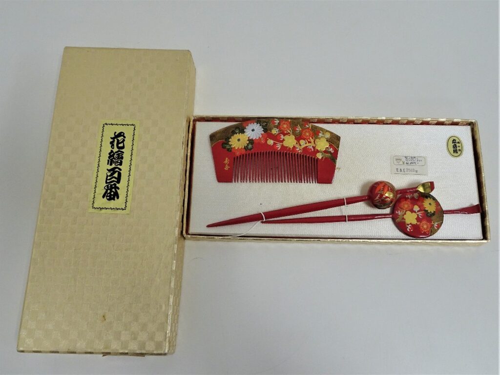 かんざし 桃山調　本蒔繪　花繪百番　和装小物　成人式