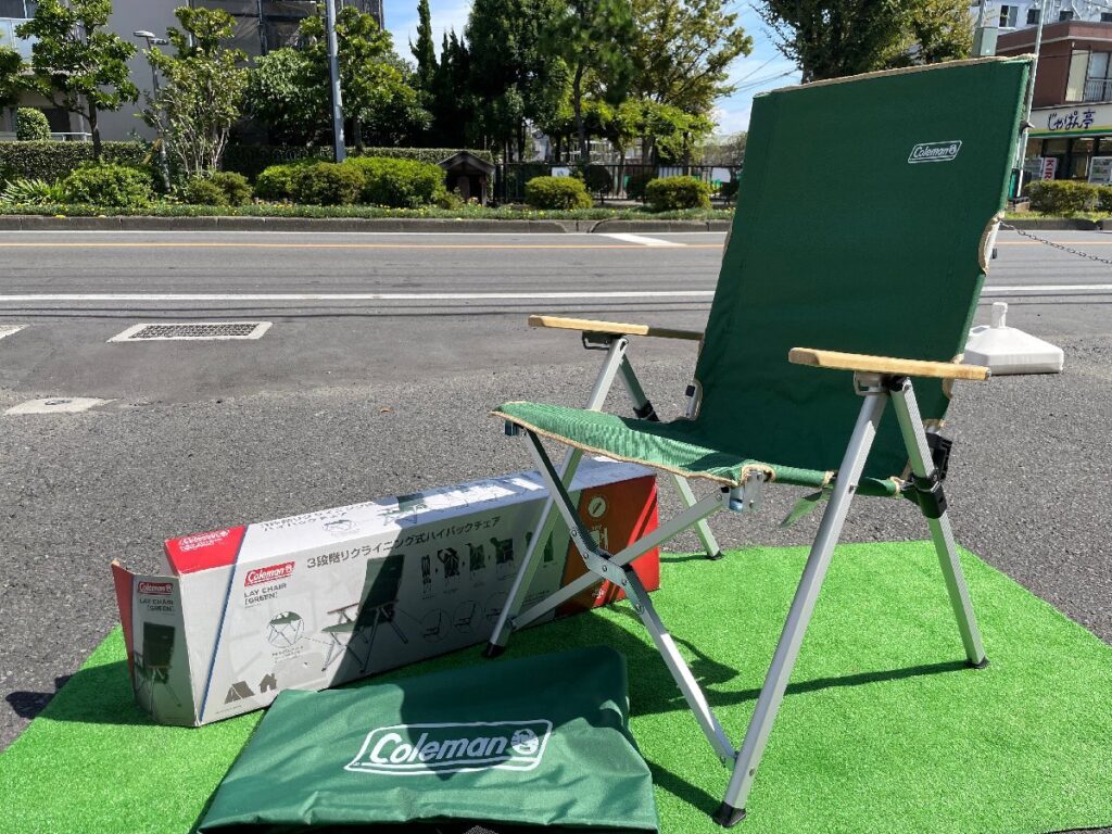 Coleman コールマン LAYCHAIR GREEN レイチェア グリーン キャンプ アウトドア 折り畳み椅子 BBQ バーベキュー