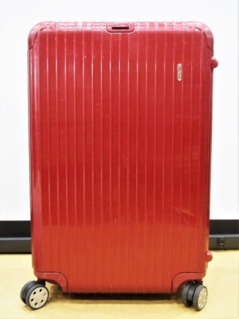 RIMOWA キャリーバッグ スーツケース 4輪 赤 リモワ 旅行バッグ ダイヤルロック レッド