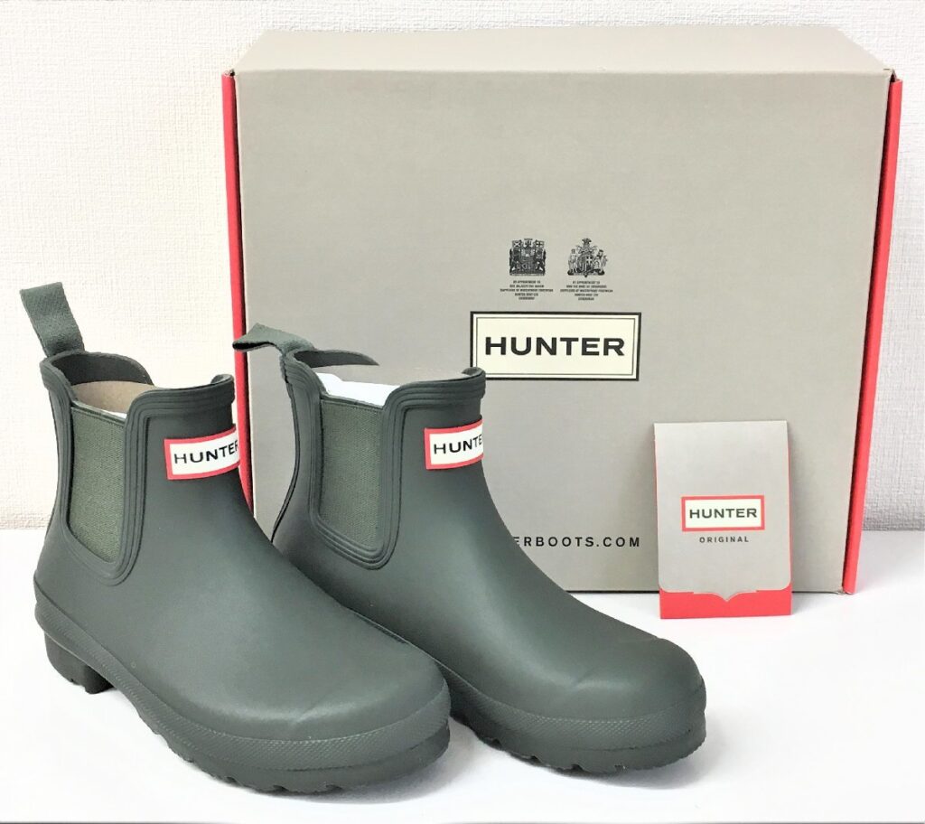 ハンター HUNTER レインブーツ ダークオリーブ WFS2078RMA US5 22cm