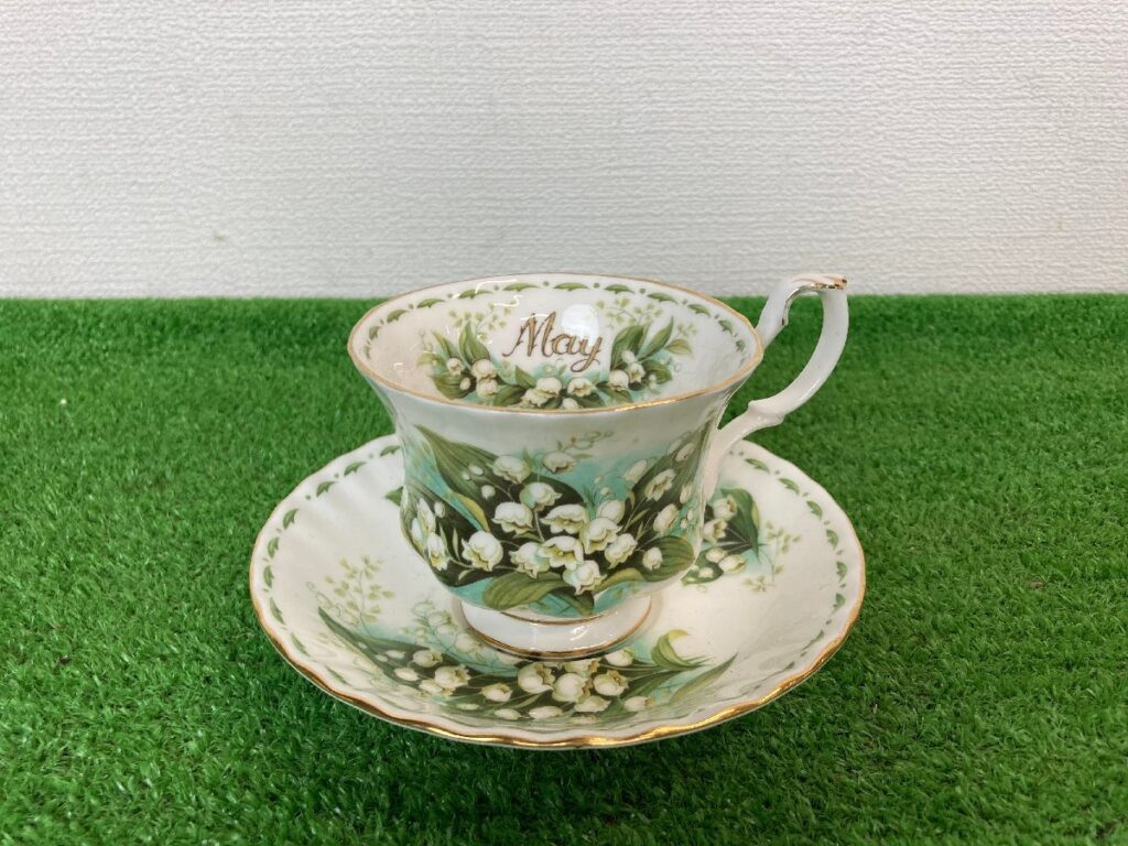 ROYAL ALBERT ロイヤルアルバート カップ＆ソーサー 1客 フラワーオブザマンス 5月 MAY スズラン 鈴蘭