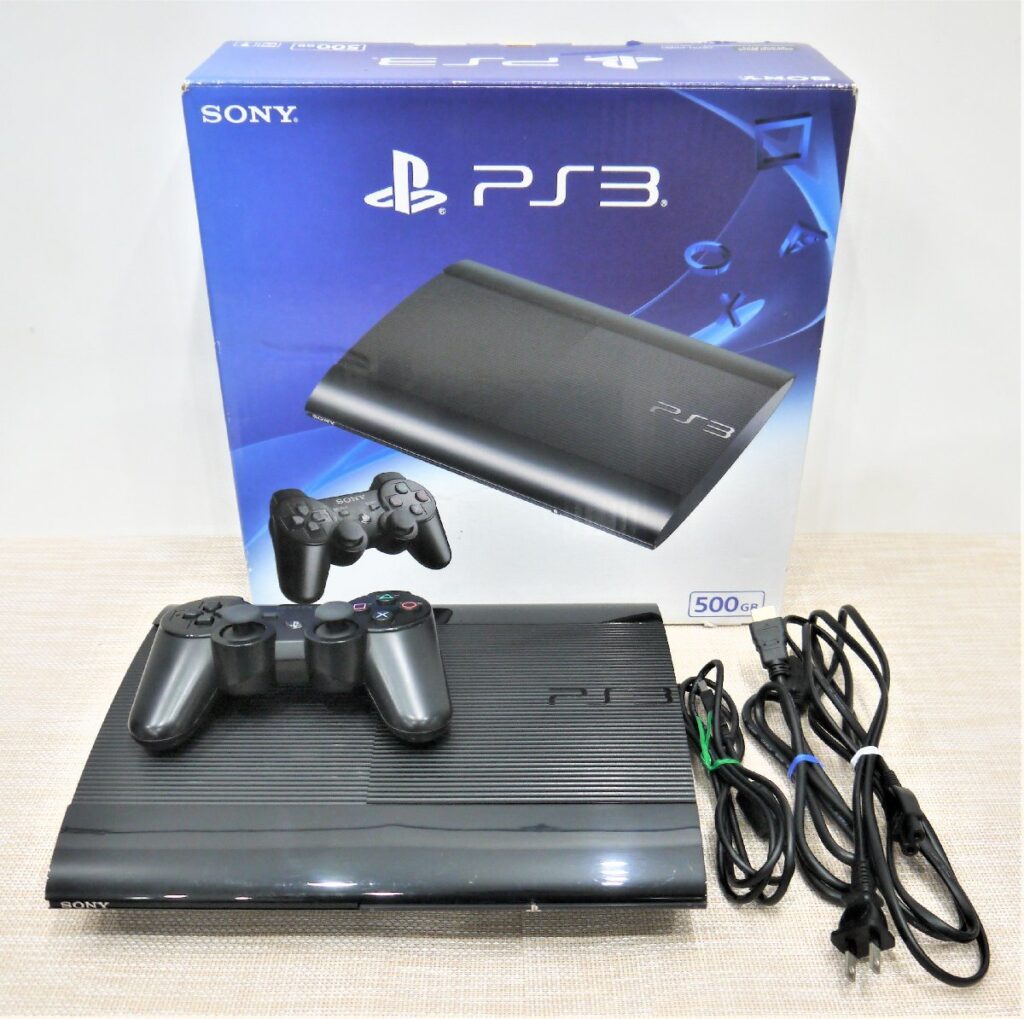 PS3 本体　PlayStation3 チャコール・ブラック 500GB (CECH4300C) 初期化・動作確認済み