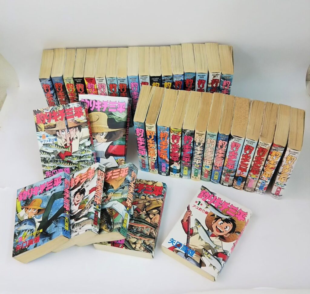 釣りキチ三平 マンガ 第1～37集 矢口高雄 漫画 コミック 現状品