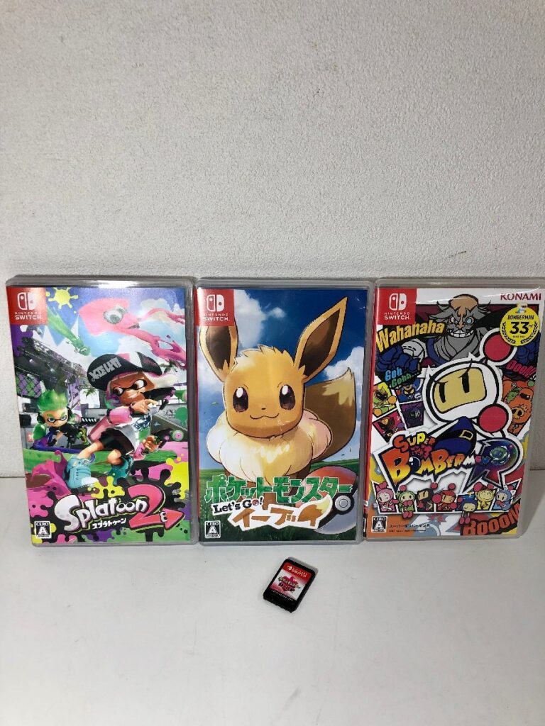 任天堂 ニンテンドー switch スイッチ ソフト カセット ポケモン イーブイ シールド ボンバーマン R スプラトゥーン 2