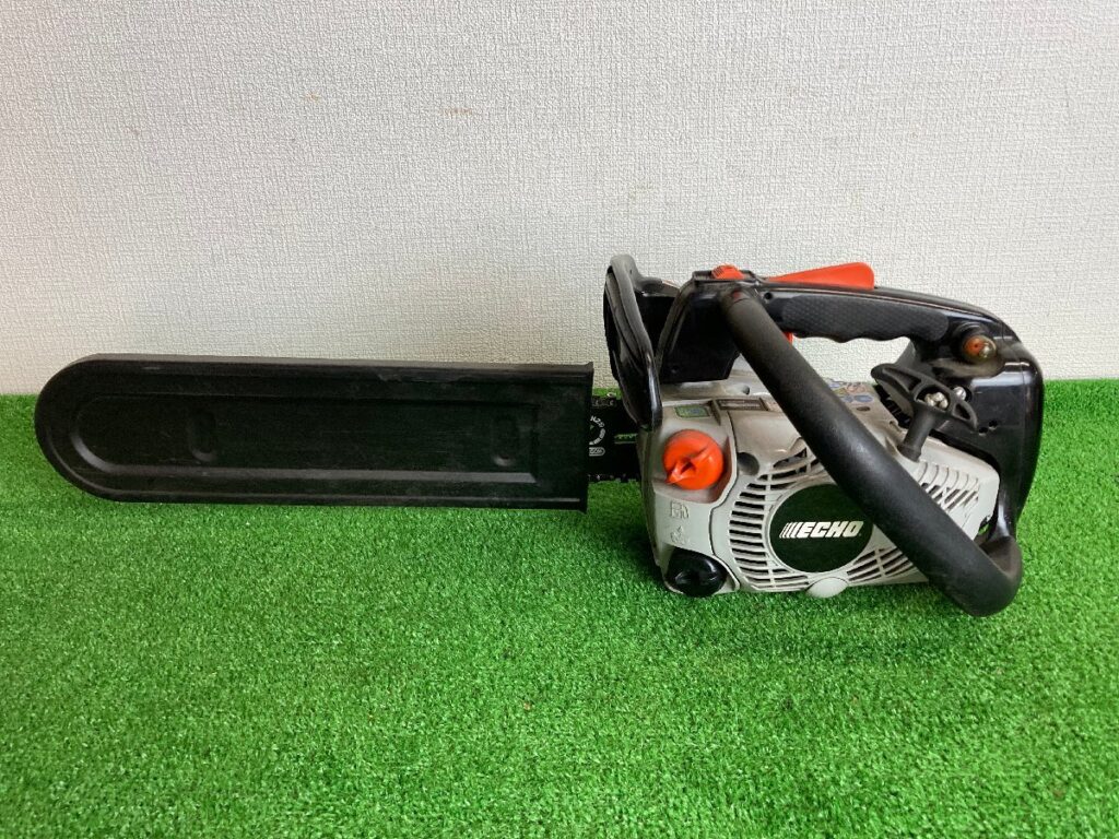 動作未確認 ECHO エコー エンジン チェーンソー ECS300T チェンソー 工具 カバー付き