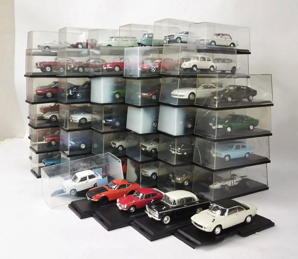国産名車コレクション 大量セット ミニカー 自動車 Honda Nissan Mazda Toyota他 おもちゃ 現状品