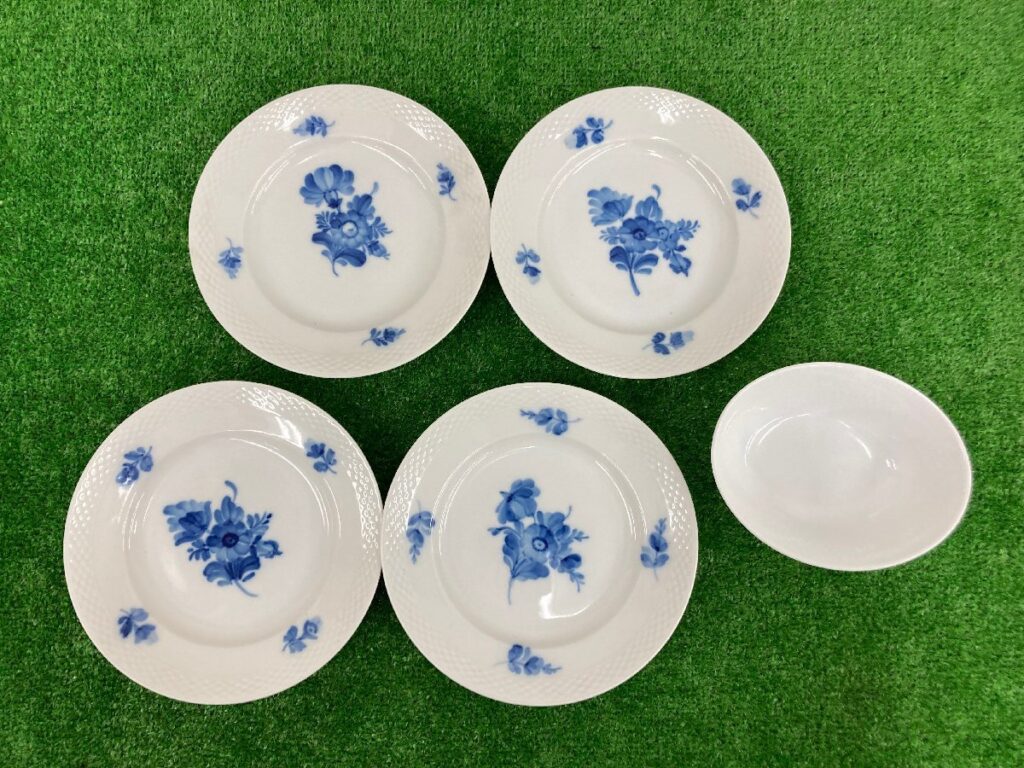 ROYAL COPENHAGEN ブルーフラワープレート 8094 /オーバルディッシュ 602