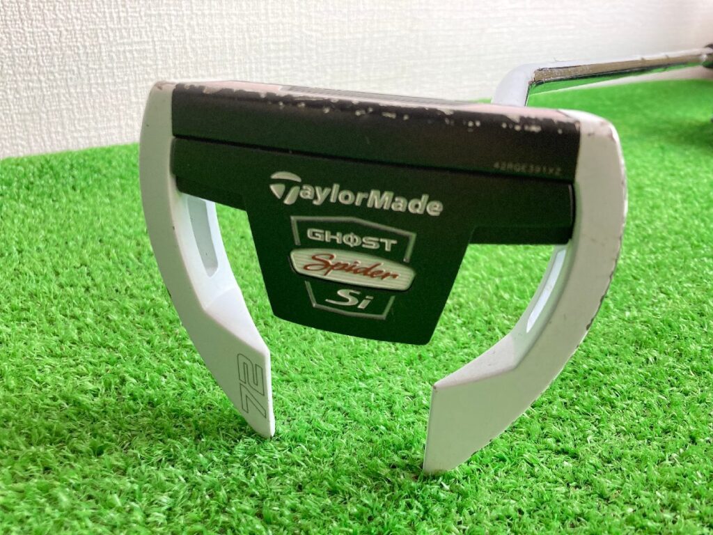 TaylorMade テーラーメイド GHOST スパイダー Si-72 パター 純正ヘッドカバー付き