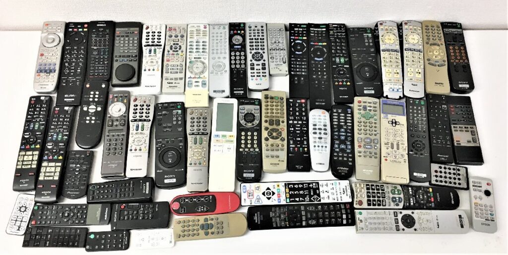 リモコンまとめ　53本　SONY／SHARP／Panasonic／TOSHIBA等
