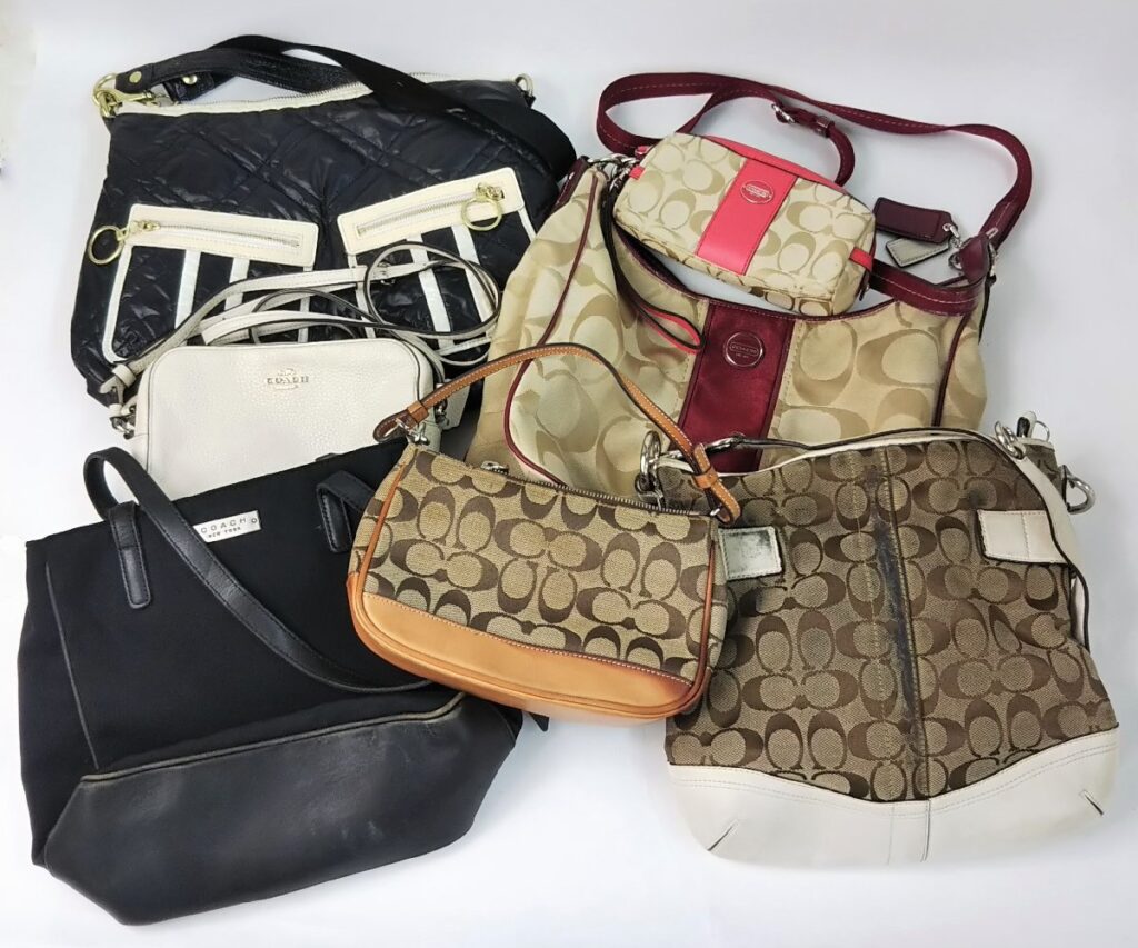 正規 COACH コーチ バッグ＆ポーチ いろいろおまとめセット 2WAY ショルダーバッグ ハンドバッグ シグネチャー 訳あり 現状品