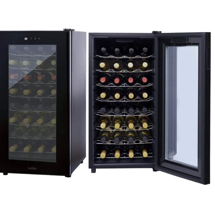 電子式ワインセラー LW-D32 ワインセラー 通電OK 75L AC100V 32本収納 ルフィエール Lefier ペルチェ方式 2014年製