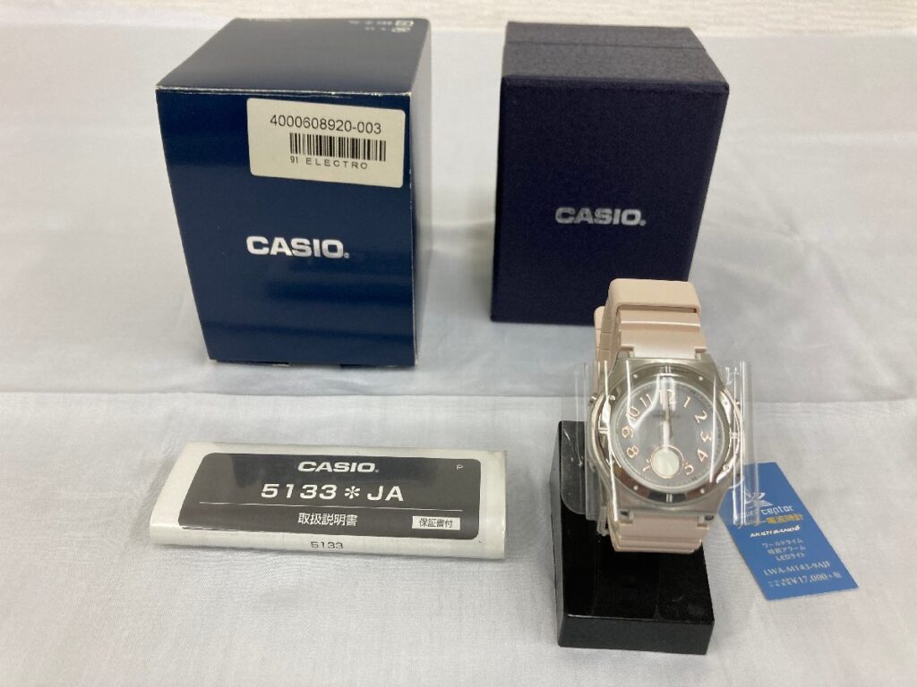 CASIO カシオ ソーラー電波 腕時計 LWA-M143-9AJF wave ceptor レディース