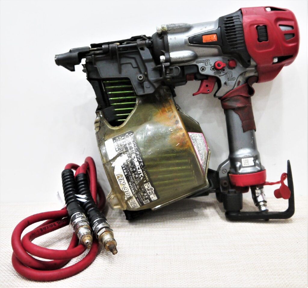 MAX マックス 90mm 高圧釘打ち機 スーパーネイラ HN-90N4(D)