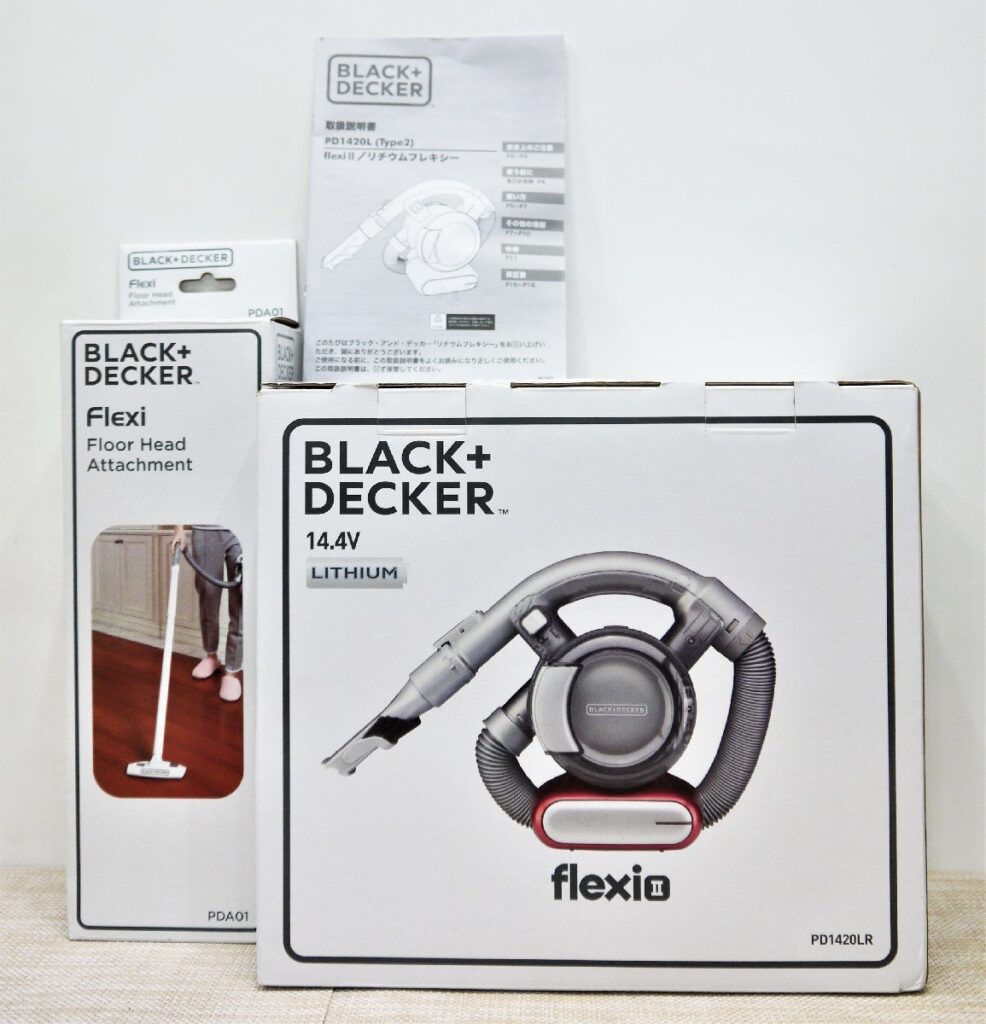 ブラック・アンド・デッカーBLACK DECKER PD1420LR 掃除機 ハンディークリーナー 2点セット