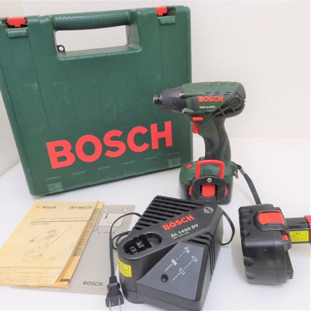 BOSCH ボッシュ DIY インパクトドライバー バッテリー 動作確認済み 充電器セット PDR14.4V/N 電動工具