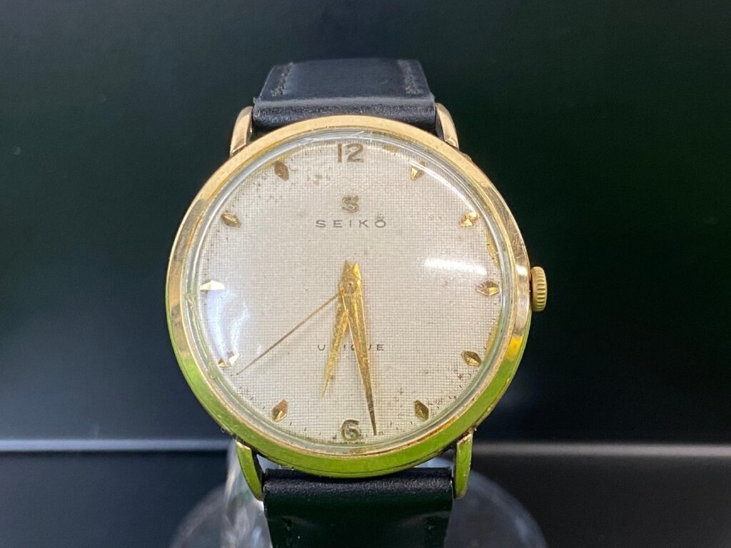 SEIKO セイコー UNIQUE ユニーク メンズ腕時計 手巻き Sマーク 14010