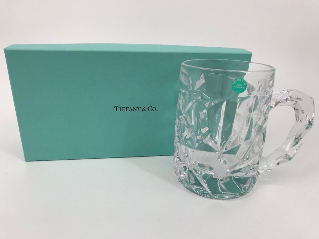 TIFFANY＆Co. ティファニー ビア ジョッキ グラス 食器 箱付き ビールグラス クリスタルガラス