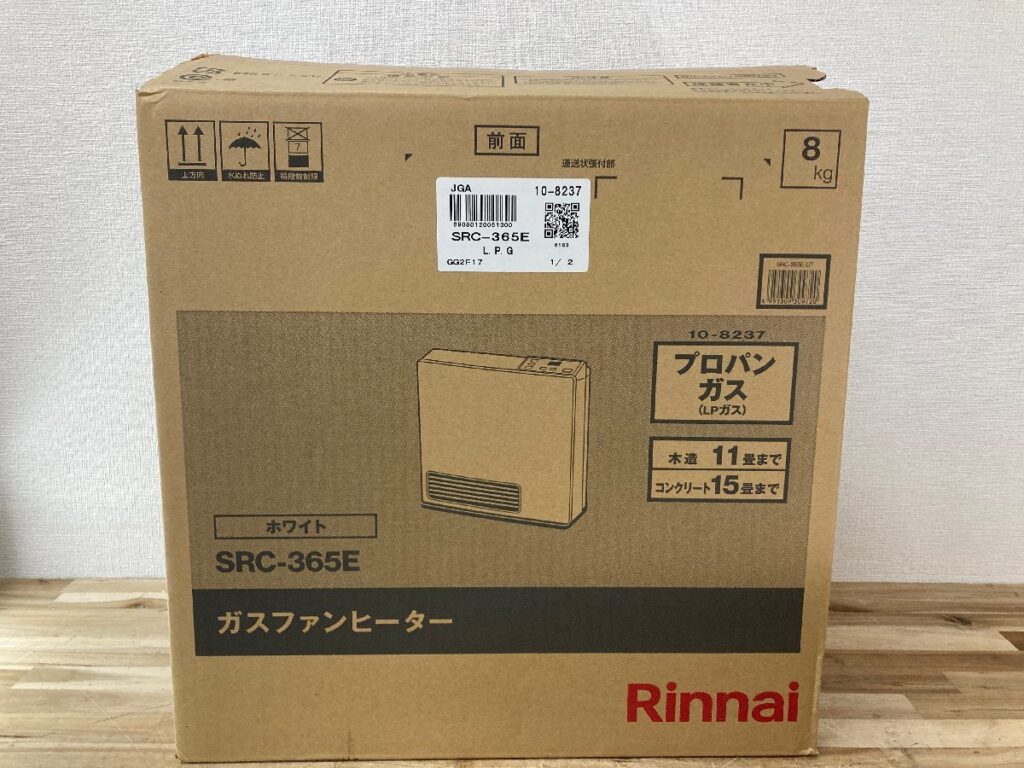 Rinnai リンナイ ガスファンヒーター② SRC-365E LPガス用 プロパンガス コンクリ~15畳 木造~11畳 暖房