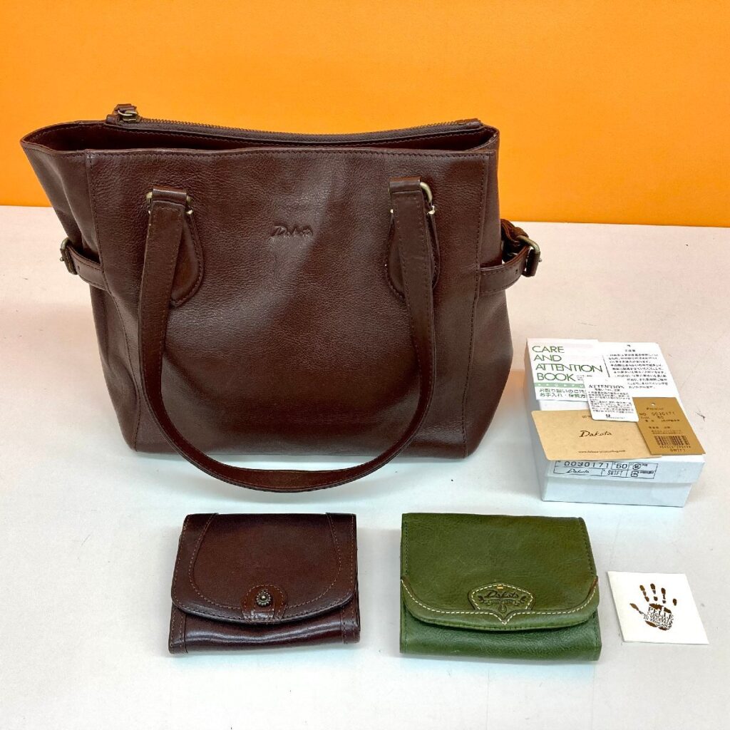 Dakota ダコタ ハンドバッグ 二つ折り財布 3点セット リードクラシック レックス トートバッグ ハーヴェスト 革