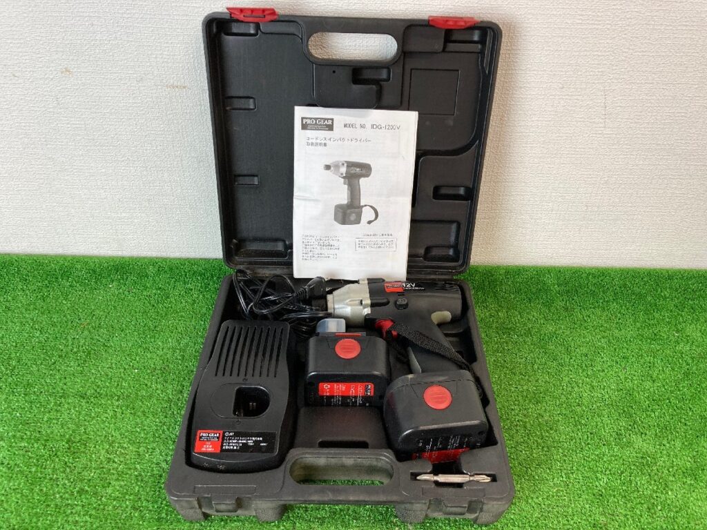 PRO GEAR コードレスインパクトドライバー IDG-1200V 最大締付トルク 約103N.m(約1050kgf-cm)