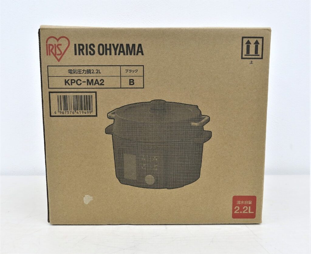 IRIS OHYAMA アイリスオーヤマ 電気圧力鍋 2.2L ブラック KPC-MA2