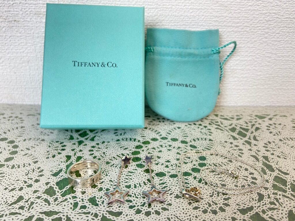TIFFANY＆Co. ティファニー シルバーアクセサリー 3点セット ハート ネックレス リング ピアス 星形 レディース