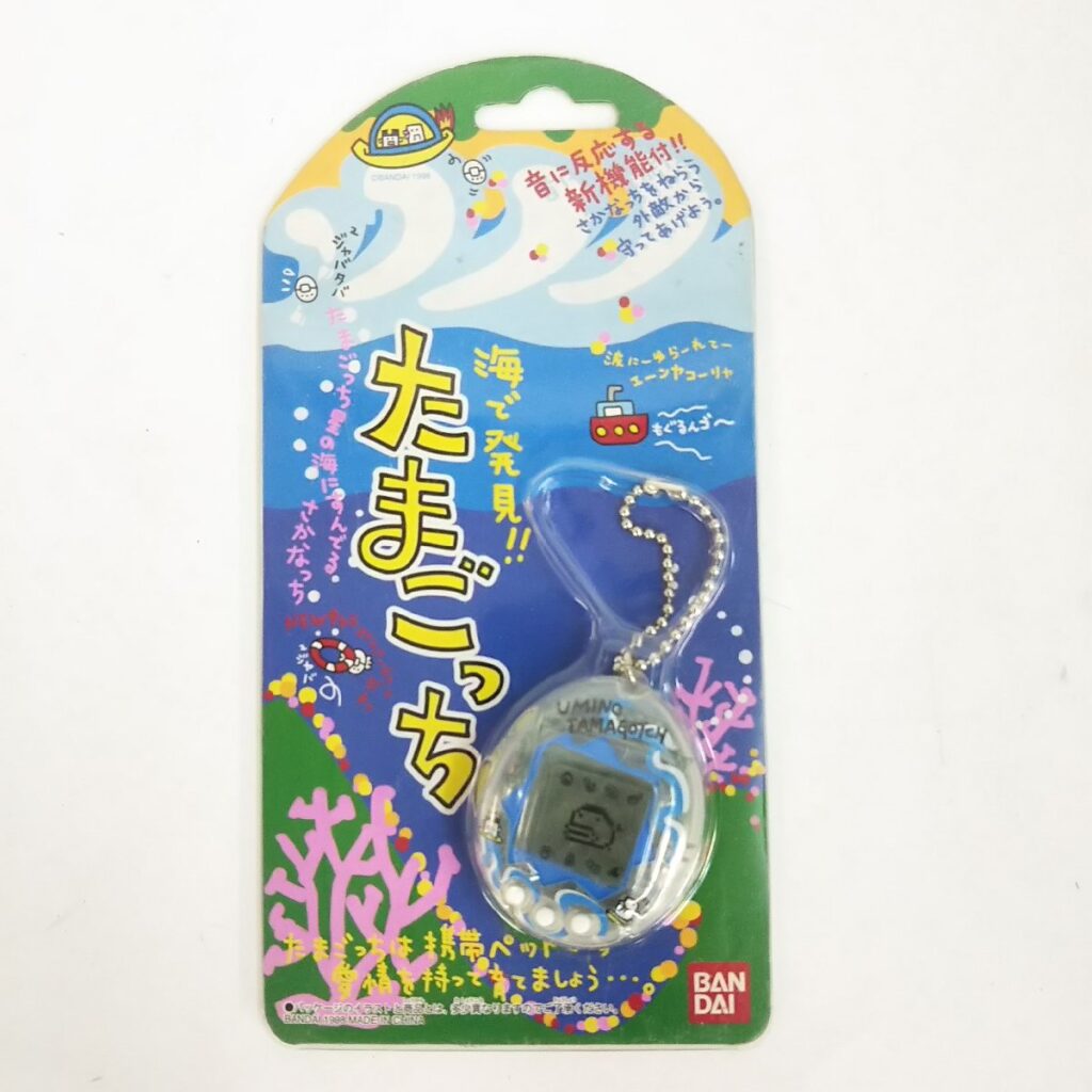 未開封 BANDAI 海で発見!! たまごっち スケルトン 現状品