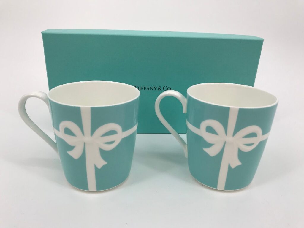 TIFFANY＆Co. ティファニー ブルーボックス マグカップ ペア 2客セット 箱付き 食器 洋食器