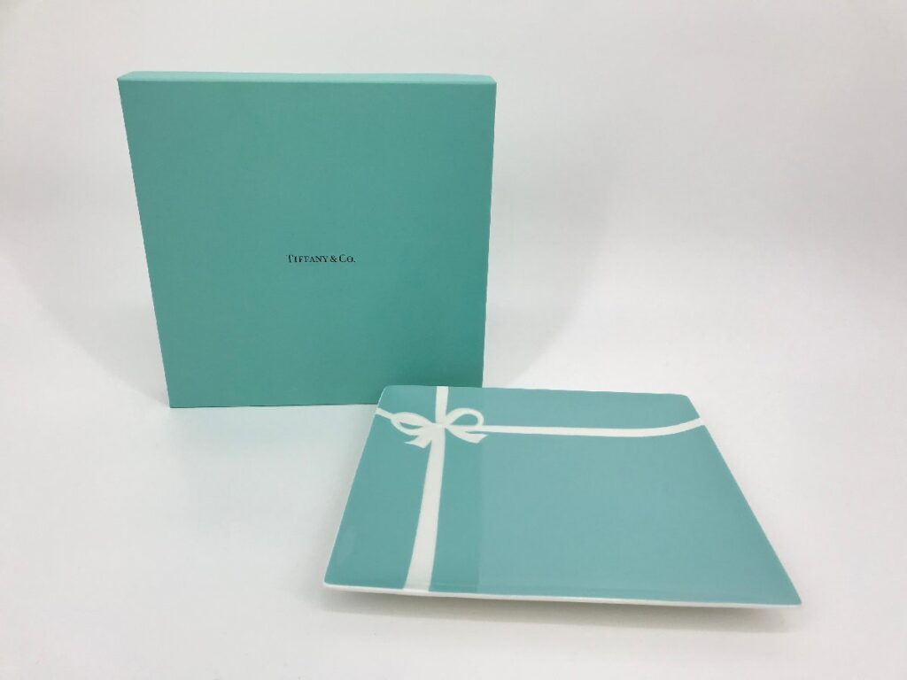 TIFFANY＆Co. ティファニー ブルーボックス プレート 角皿 食器 洋食器 箱付き