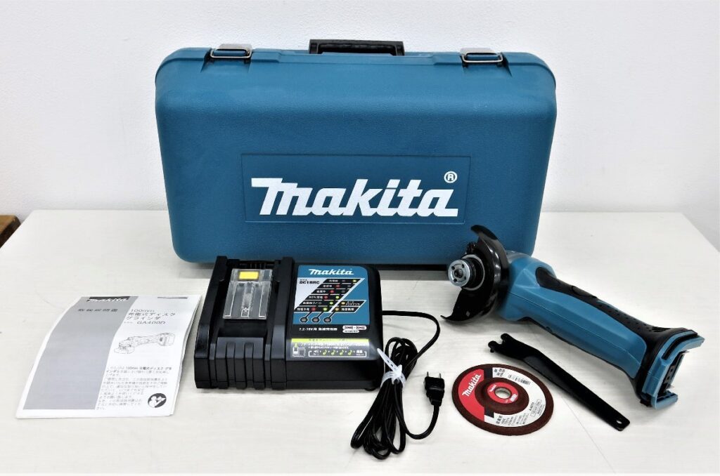 makita マキタ 充電式 100mm ディスク グラインダ GA400D 充電器 DC18RC
