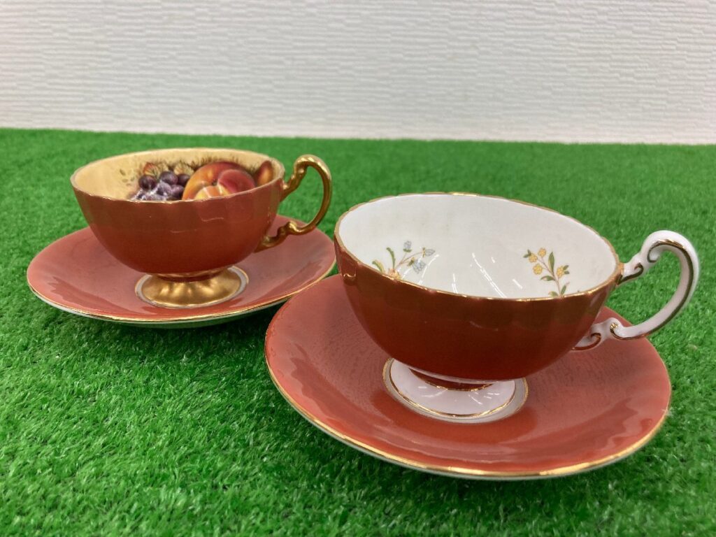 AYNSLEY エインズレイ カップ＆ソーサー ペア 2客