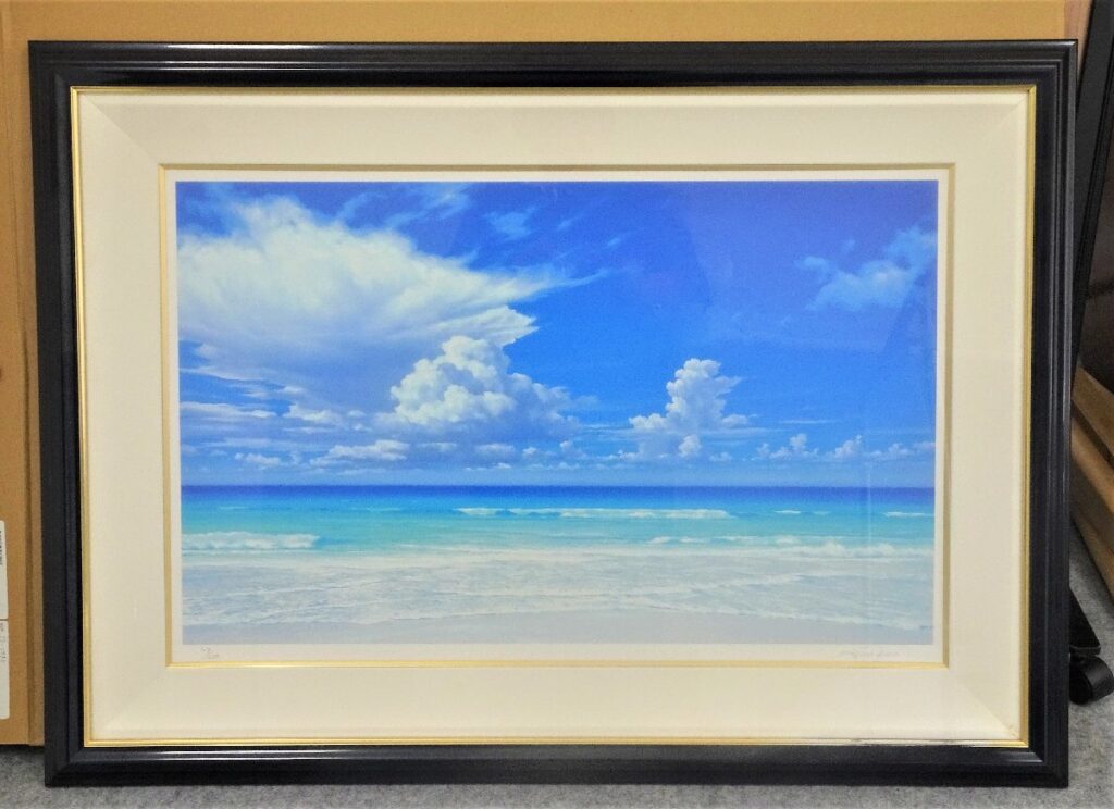 真作保証 島倉仁　ジン　シマクラ 大作20号 『ジーズデイズ・サウス』117/350（L）ARCH作品保証書付き ジークレー