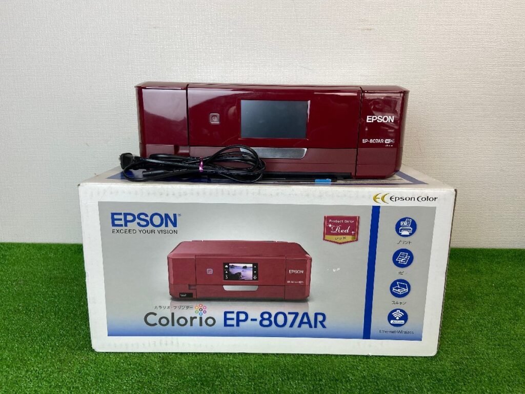 EPSON エプソン Colorio カラリオ インクジェット複合機 EP-807AR プリンター レッド 箱付き 2014年製