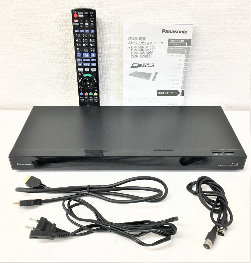 Panasonic ブルーレイディスクレコーダー DMR-BW550 2018年製