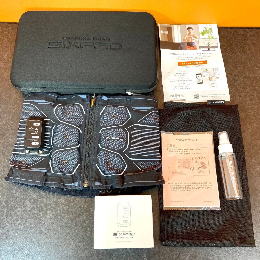 SIXPAD Powersuit Lite Core Belt シックスパッド パワースーツ コアベルト Mサイズ トレーニング 腹筋
