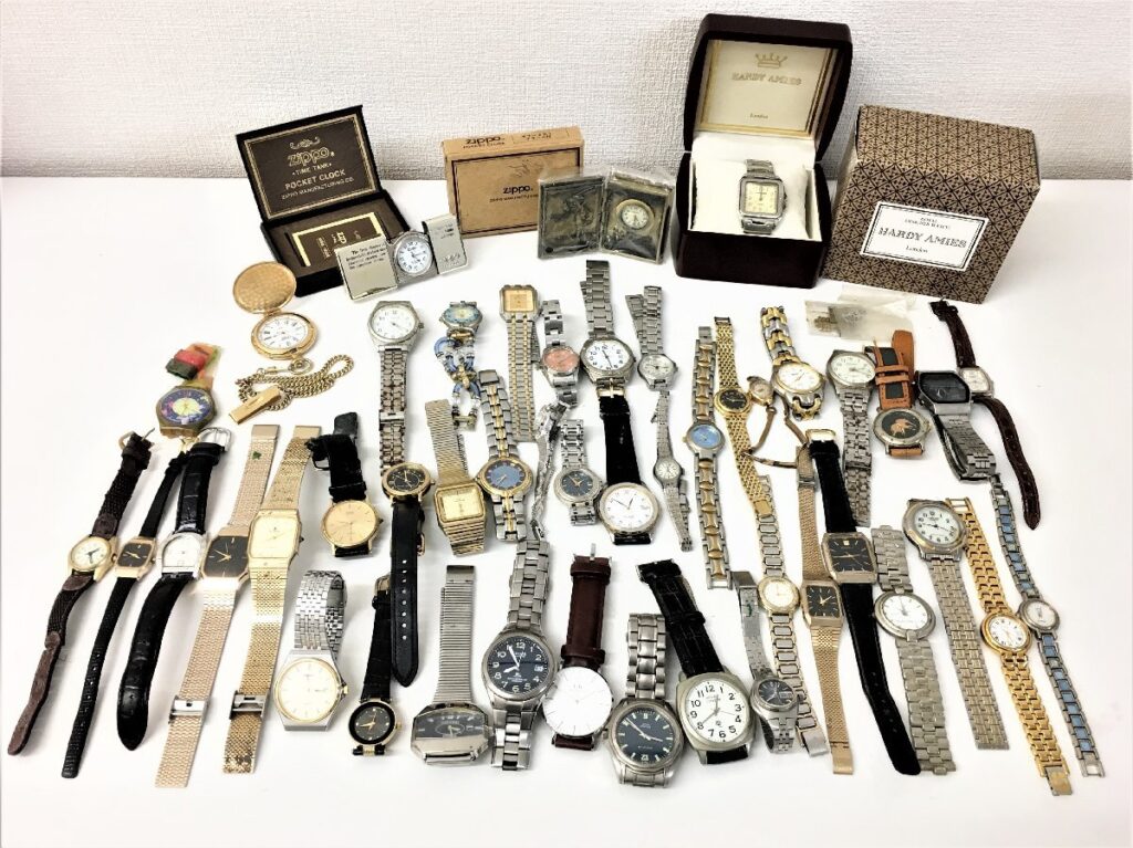 腕時計まとめ 47本　SEIKO／シチズン／ZIPPO／ハンティングワールド／マークジェイコブス等