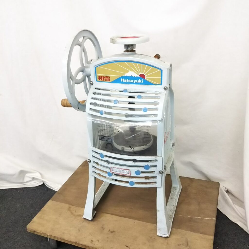 中部コーポレーション 手動式かき氷器 HATSUYUKI HA-110S 現状品