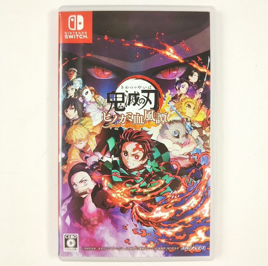動作未確認 NINTENDO SWITCH ソフト 鬼滅の刃 ヒノカミ血風譚 現状品