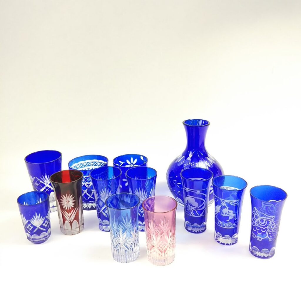 大量 未使用多 切子グラス いろいろまとめて タンブラー 和食器 現状品