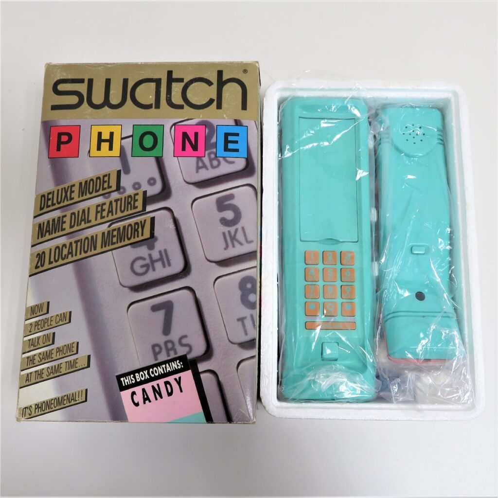 Swatch Phone スウォッチフォン ET-3026　DELUXE MODEL　CANDY　XP100　家庭用電話機