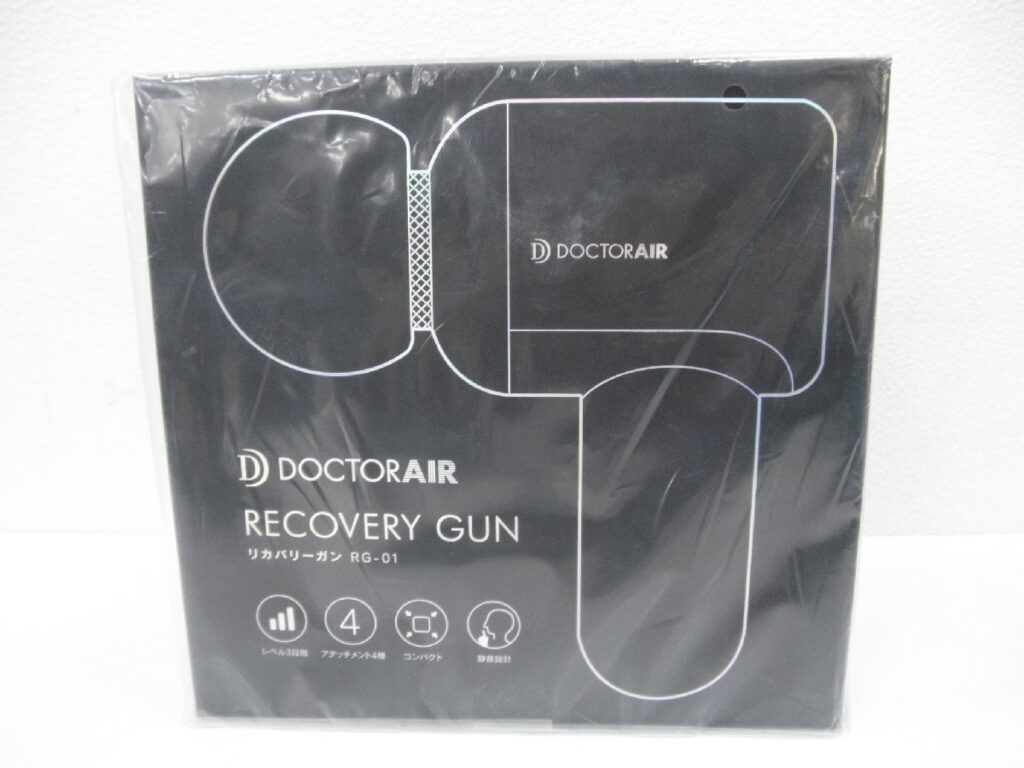 DOCTOR AIR ドクターエアー リカバリーガン RG-01 充電式 マッサージ コンパクト 小型マッサージャー ホワイト